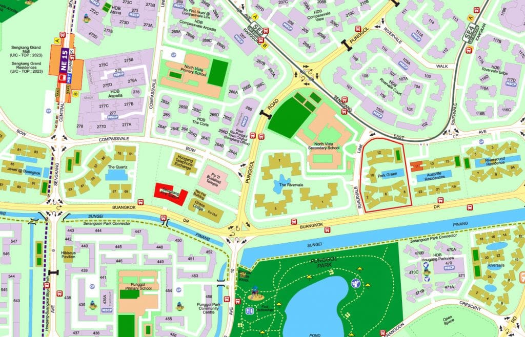 Park Green EC Street Directory Map
