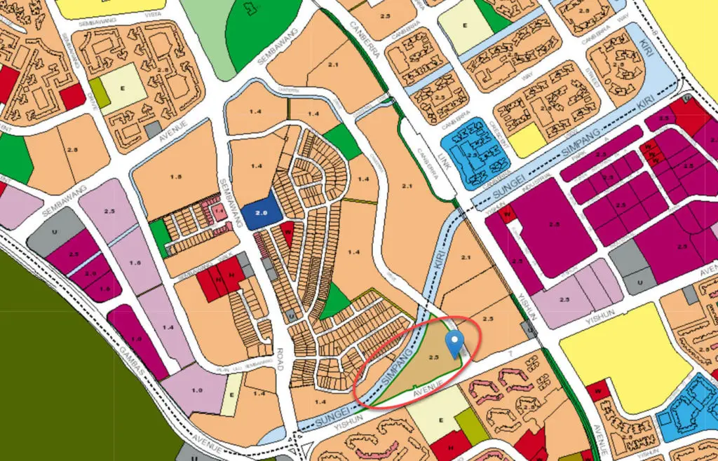 1 Canberra EC URA Master Plan Map
